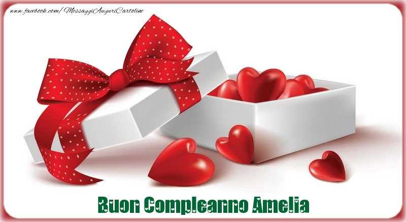 Buon Compleanno Amelia - Cartoline compleanno