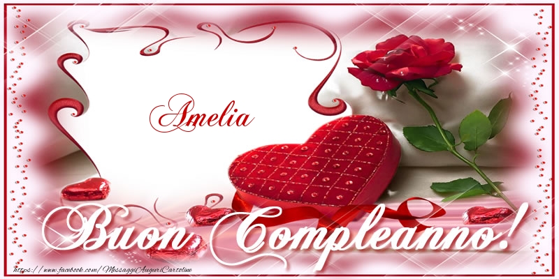 Amelia Buon Compleanno! - Cartoline compleanno