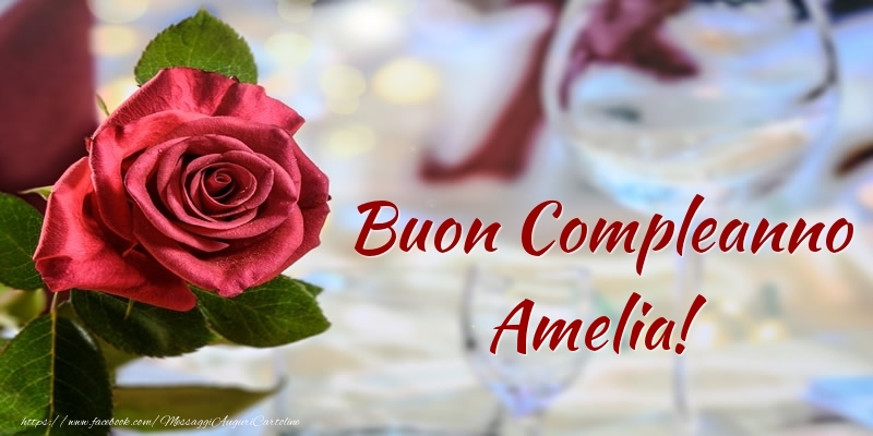 Buon Compleanno Amelia! - Cartoline compleanno