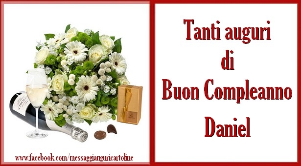 Tanti auguri di Buon Compleanno Daniel - Cartoline compleanno