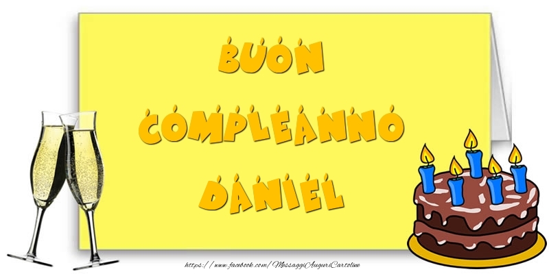 Buon Compleanno Daniel - Cartoline compleanno