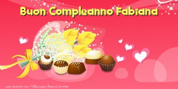 Buon Compleanno Fabiana - Cartoline compleanno