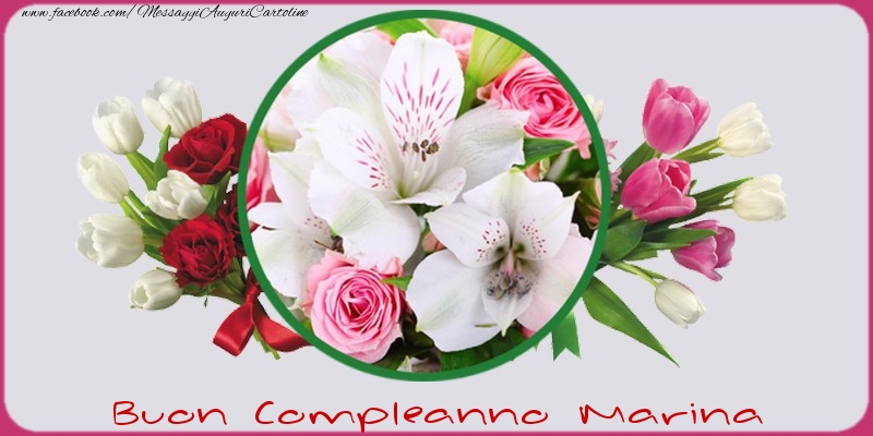 Buon compleanno Marina - Cartoline compleanno